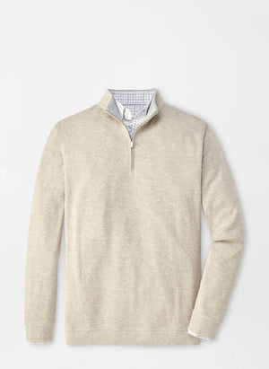 PETER MILLAR Men's Pullover STONE / M Peter Millar Crown Comfort Pullover || David's Clothing MF24K49ST