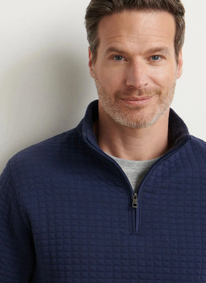 PETER MILLAR Men's Pullovers Peter Millar Quad Quilted Quarter-Zip