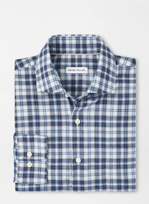 PETER MILLAR Men's Sport Shirt Peter Millar Brooks Summer Soft Cotton Sport Shirt || David's Clothing