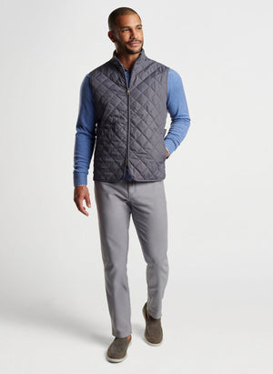 PETER MILLAR Mens Jackets Peter Millar Essex Vest || David's Clothing