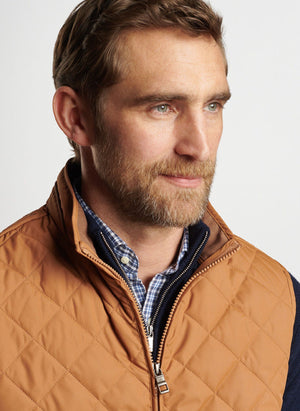 PETER MILLAR Mens Jackets Peter Millar Essex Vest || David's Clothing