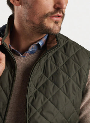 PETER MILLAR Mens Jackets Peter Millar Essex Vest || David's Clothing