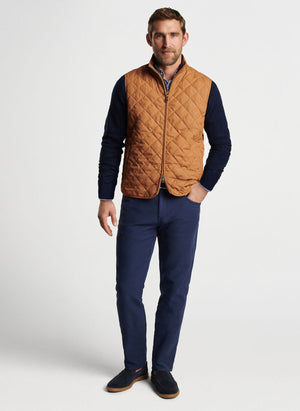 PETER MILLAR Mens Jackets Peter Millar Essex Vest || David's Clothing