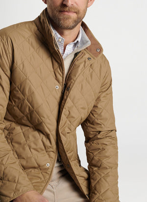 PETER MILLAR Mens Jackets Peter Millar Suffolk Coat || David's Clothing