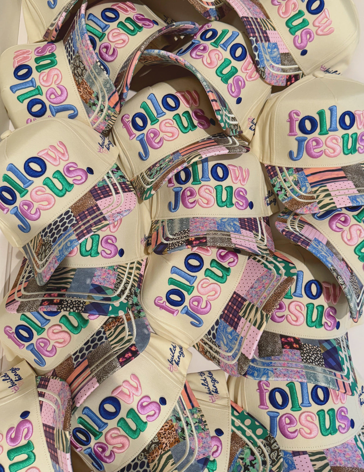 POPPY & PINE Women's Hat MULTI Poppy & Pine Colorful Follow Jesus Hat FOLLOWJESUS