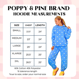 POPPY & PINE Women's Pants 0000- fix- Poppy & Pine Blue Butter Polka Dot Sweatsuit Set - Hoodie & Sweatpants