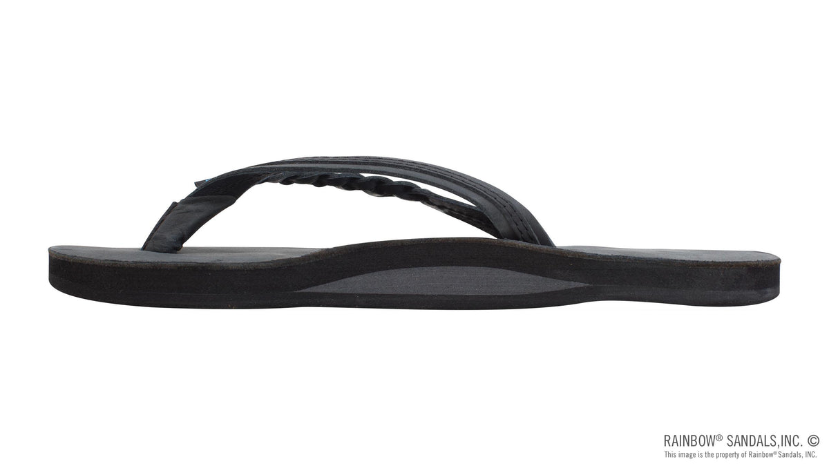 RAINBOW Women's Shoes Rainbow Sandals Flirty Braidy - Single Layer Premier Leather 1/2" Narrow Strap with Braid