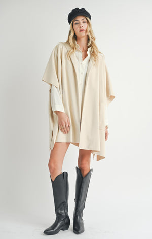 SADIE AND SAGE Women Jackets Sadie And Sage Lisha Belted Poncho || David's Clothing