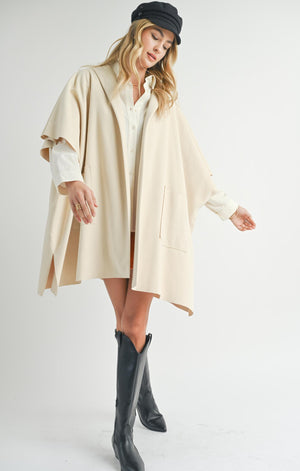 SADIE AND SAGE Women Jackets Sadie And Sage Lisha Belted Poncho || David's Clothing