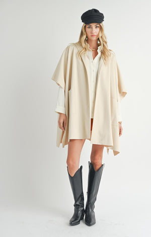 SADIE AND SAGE Women Jackets Sadie And Sage Lisha Belted Poncho || David's Clothing