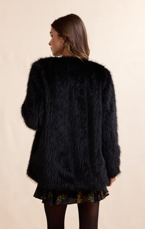 SADIE AND SAGE Women's Jackets Sadie and Sage Mathilde Faux Fur Coat