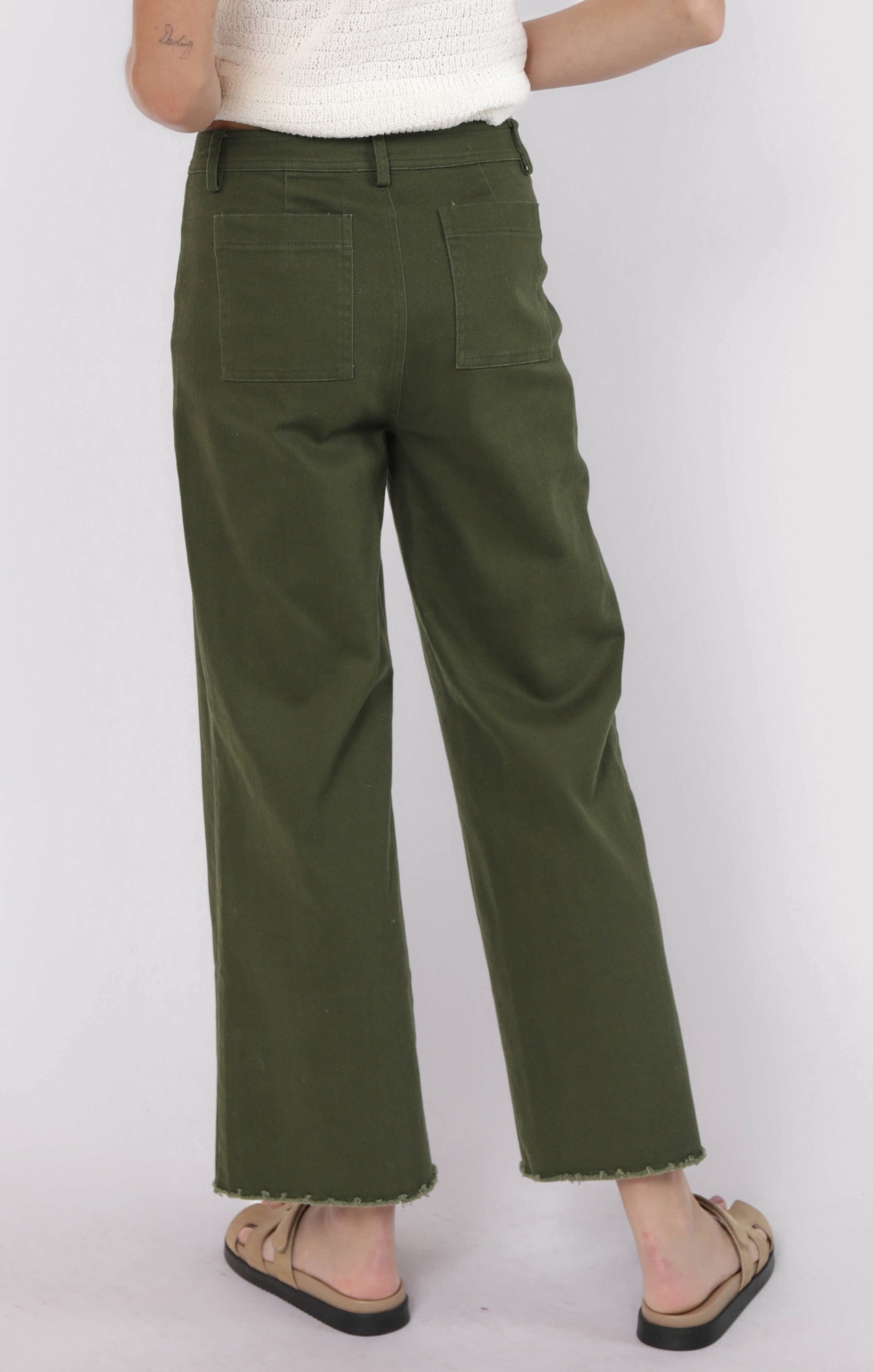 SADIE AND SAGE Women's Pants Sadie and Sage Clear Eyes Wide Leg Denim Pants