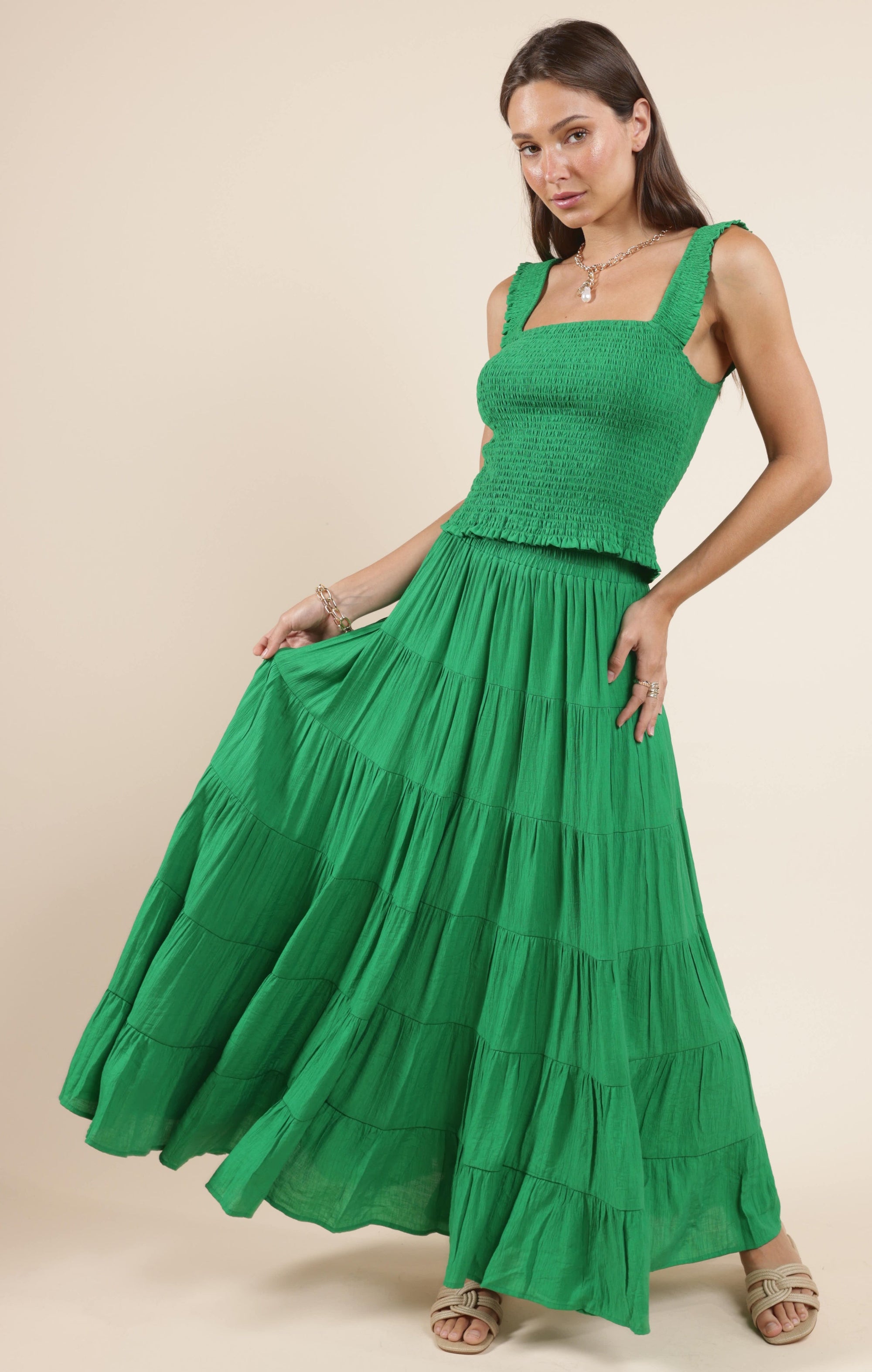 SADIE AND SAGE Women's Skirts Sadie And Sage Socialize 2Way Maxi Skirt Or Midi Dress