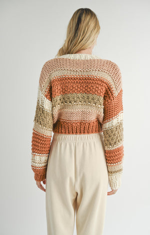 SADIE AND SAGE Women's Sweaters Sadie And Sage Butter Pecan Chunky Sweater || David's Clothing