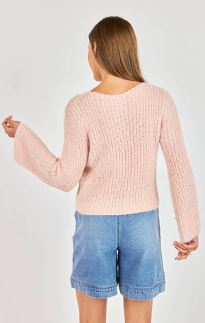 SADIE AND SAGE Women's Sweaters Sadie And Sage Ginis Bell Sleeve Sweater