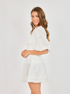 SADIE AND SAGE Women's Top Bloomfield Smocked Top