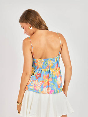 SADIE AND SAGE Women's Top Sadie and Sage Beach Cowgirl Pleated Cami