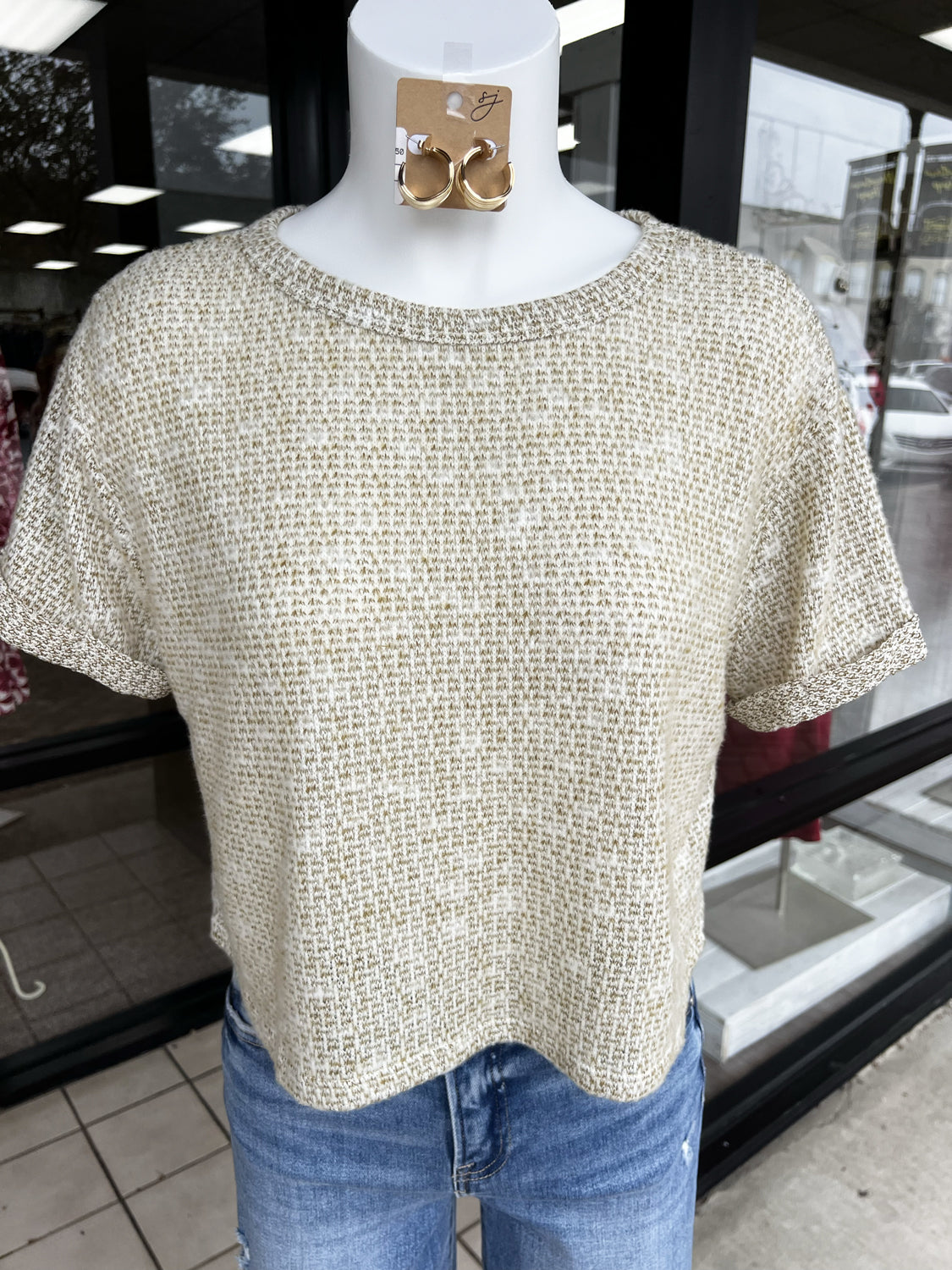 SADIE AND SAGE Women's Top Sadie And Sage Billie Short Sleeve Knit Top