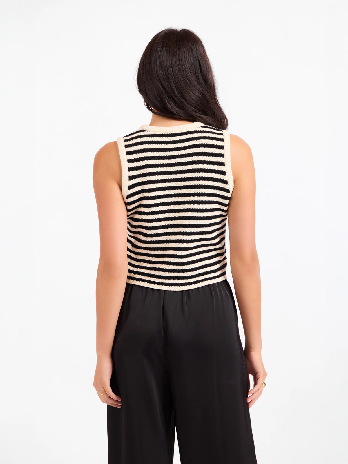 SADIE AND SAGE Women's Top Sadie and Sage Manon Stripe Sweater Vest