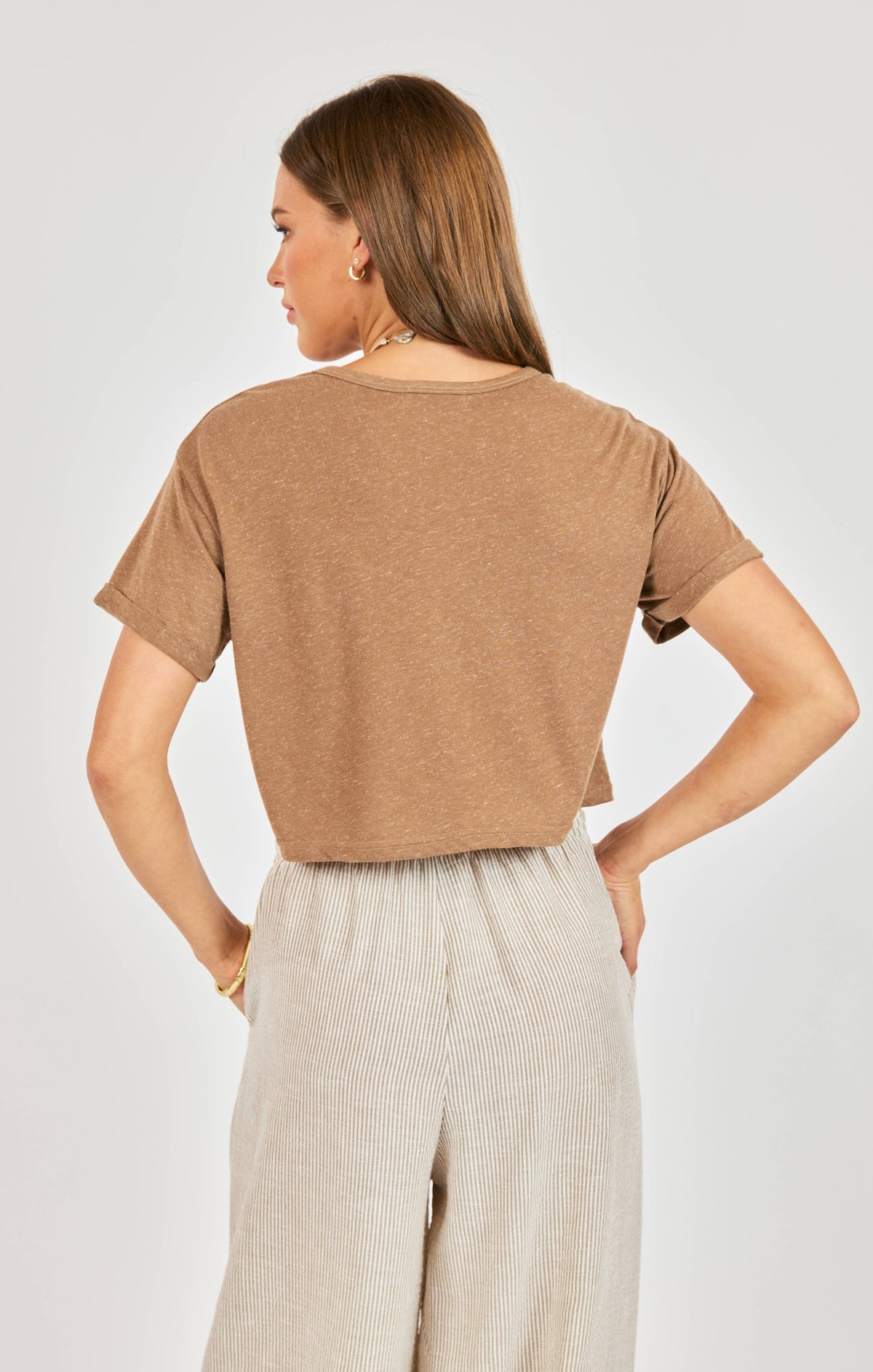 SADIE AND SAGE Women's Top Sadie and Sage Sand Toys Cropped Tee