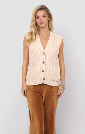 SADIE AND SAGE Women's Top Sadie and Sage Swift Cardigan Vest || David's Clothing