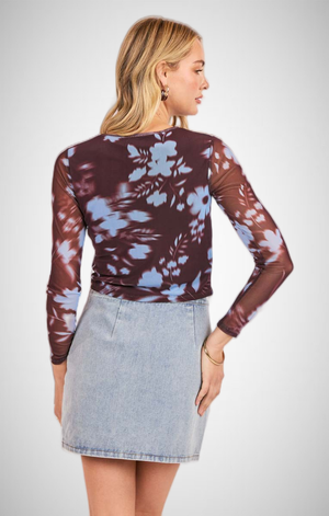 SADIE AND SAGE Women's Top Sadie & Sage Urban Siren Mesh Top