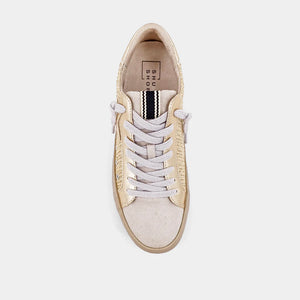 SHU SHOP Women's Shoes Shu Shop Paula Sneaker Gold Woven || David's Clothing