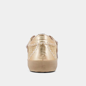 SHU SHOP Women's Shoes Shu Shop Paula Sneaker Gold Woven || David's Clothing