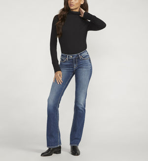 SILVER JEANS CO. Women's Jeans Silver Jeans Tuesday Low Rise Slim Bootcut Jeans