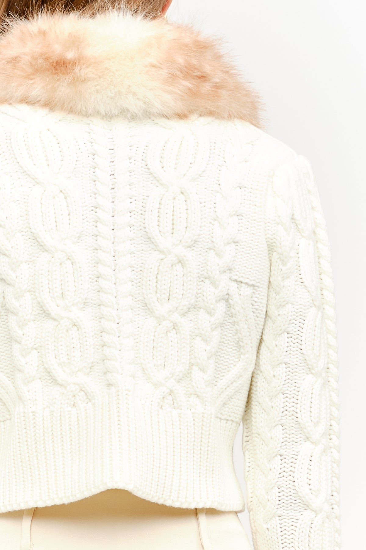 SOFIE THE LABEL Women's Cardigans Angie Fur Cardigan