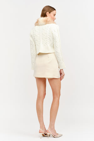 SOFIE THE LABEL Women's Cardigans Angie Fur Cardigan