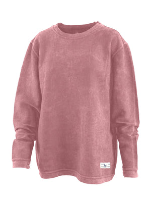 SOUTHERN FRIED COTTON Women's Sweater DUSTY ROSE / S Southern Fried Cotton Mineral Washed Lauren Corded Top SFBRW032CDR