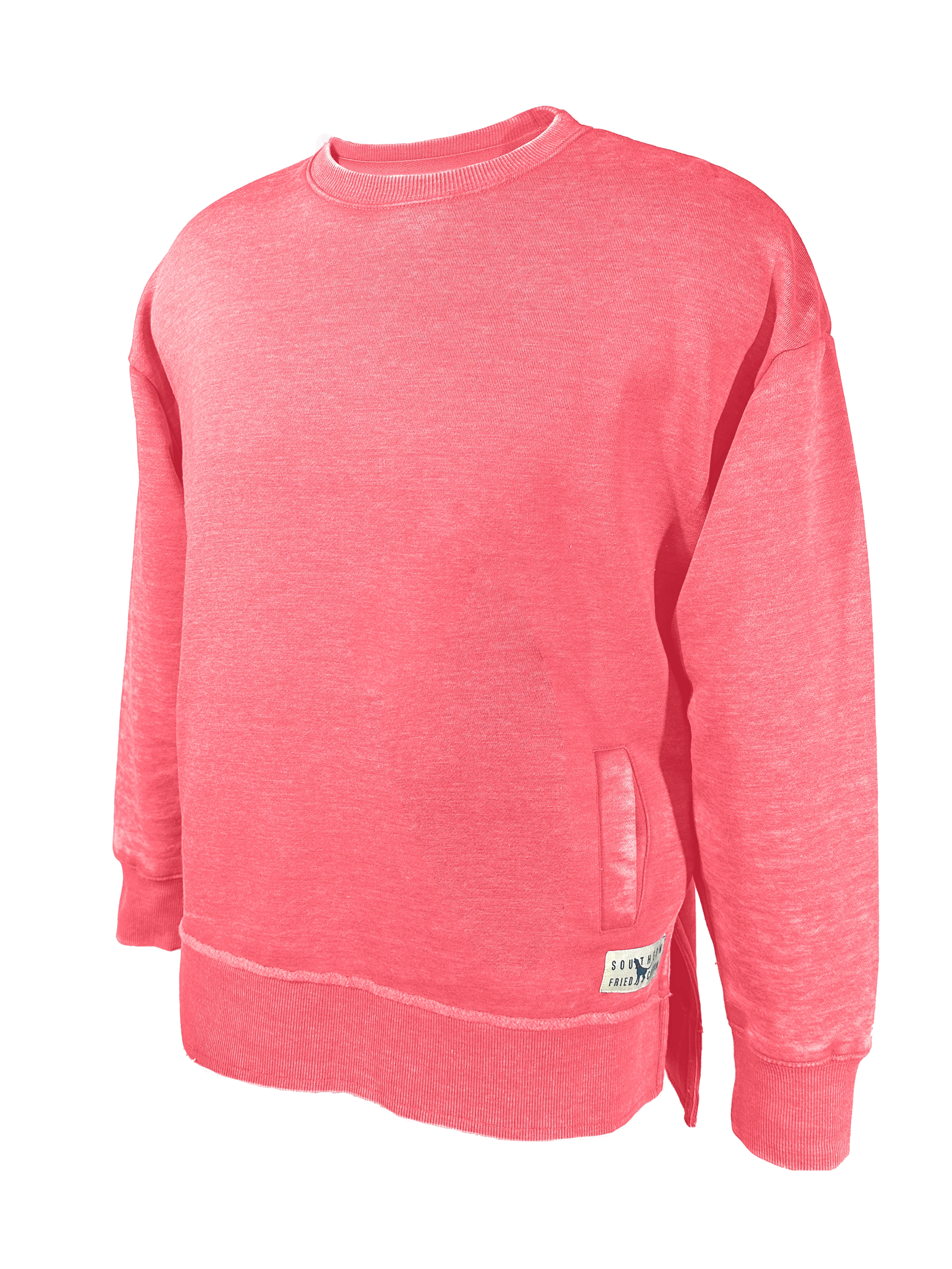 SOUTHERN FRIED COTTON Women's Sweater WATERMELON / S Southern Fried Cotton Mountain Side Crew || David's Clothing SFBRW020W