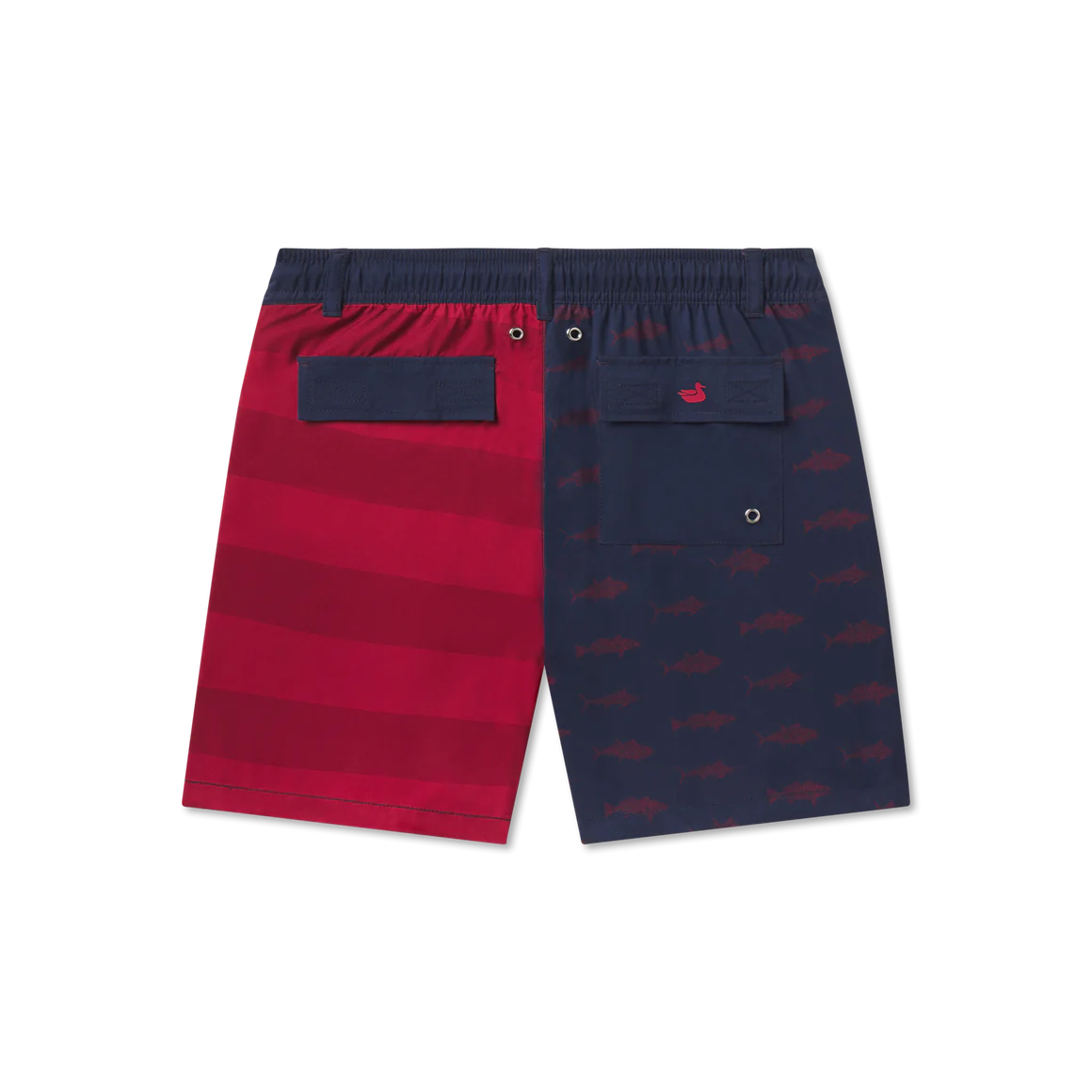 SOUTHERN MARSH COLLECTION Boys Clothes Southern Marsh Youth Harbor Swim Trunk - Freedom Fish || David's Clothing