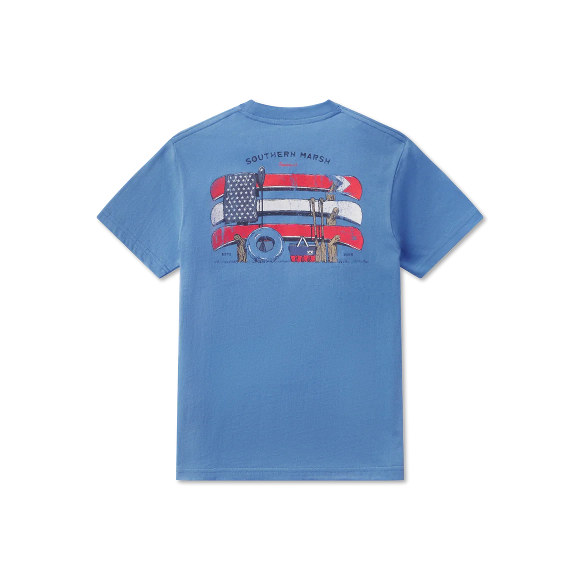 SOUTHERN MARSH COLLECTION Kid's Tees Southern Marsh Youth American Summertime Tee || David's Clothing