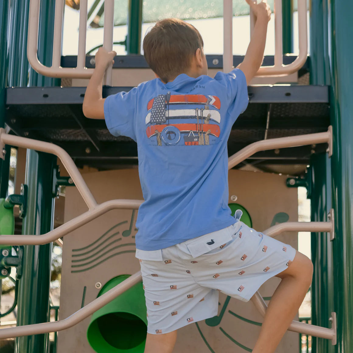 SOUTHERN MARSH COLLECTION Kid's Tees Southern Marsh Youth American Summertime Tee || David's Clothing