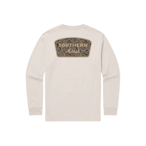 SOUTHERN MARSH COLLECTION Kid's Tees Southern Marsh Youth Branding - Retro Camo - Long Sleeve