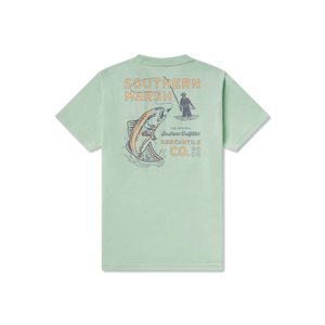 SOUTHERN MARSH COLLECTION Kid's Tees Southern Marsh Youth SEAWASH™ Tee - Retro Redfish