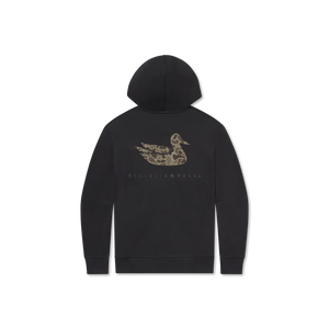 SOUTHERN MARSH COLLECTION Kids Outerwear CHARCOAL / YS Southern Marsh Youth Surfside Hoodie - Duck Originals || David's Clothing YOSOHCCL