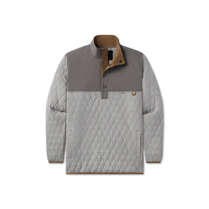 SOUTHERN MARSH COLLECTION Men's Jackets LIGHT GREY / S Southern Marsh Bighorn Quilted Pullover || David's Clothing OBGPGRY