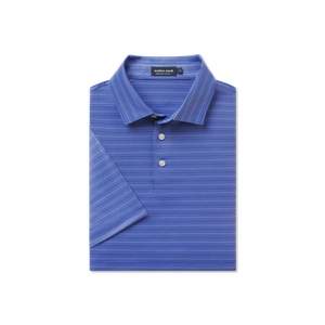 SOUTHERN MARSH COLLECTION Men's Polo BLUE/WHITE / S Southern Marsh Tyner Twill Performance Polo || David's Clothing PGWTBLWT