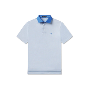 SOUTHERN MARSH COLLECTION Men's Polo Southern Marsh Bermuda Performance Polo - Hampton Stripe