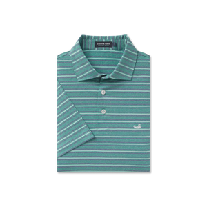 SOUTHERN MARSH COLLECTION Men's Polo Southern Marsh Maybourne Featherlight Stripe Polo || David's Clothing