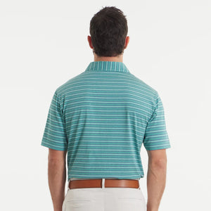 SOUTHERN MARSH COLLECTION Men's Polo Southern Marsh Maybourne Featherlight Stripe Polo || David's Clothing