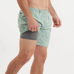 SOUTHERN MARSH COLLECTION Men's Shorts Southern Marsh Billfish Lined Performance Short - Camo || David's Clothing