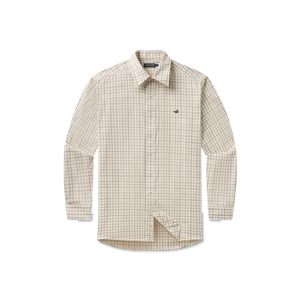 SOUTHERN MARSH COLLECTION Men's Sport Shirt OATMEAL / S Southern Marsh Chateau Windowpane Dress Shirt VCHWOTST