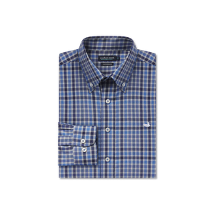 SOUTHERN MARSH COLLECTION Men's Sport Shirt  Southern Marsh Brantley Performance Dress Shirt || David's Clothing