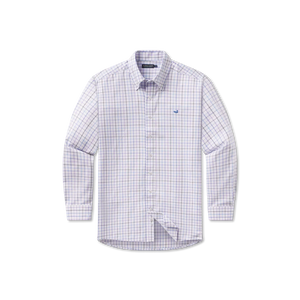 SOUTHERN MARSH COLLECTION Men's Sport Shirt Southern Marsh Chateau Windowpane Dress Shirt || David's Clothing