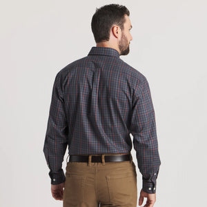 SOUTHERN MARSH COLLECTION Men's Sport Shirt Southern Marsh Chateau Windowpane Dress Shirt