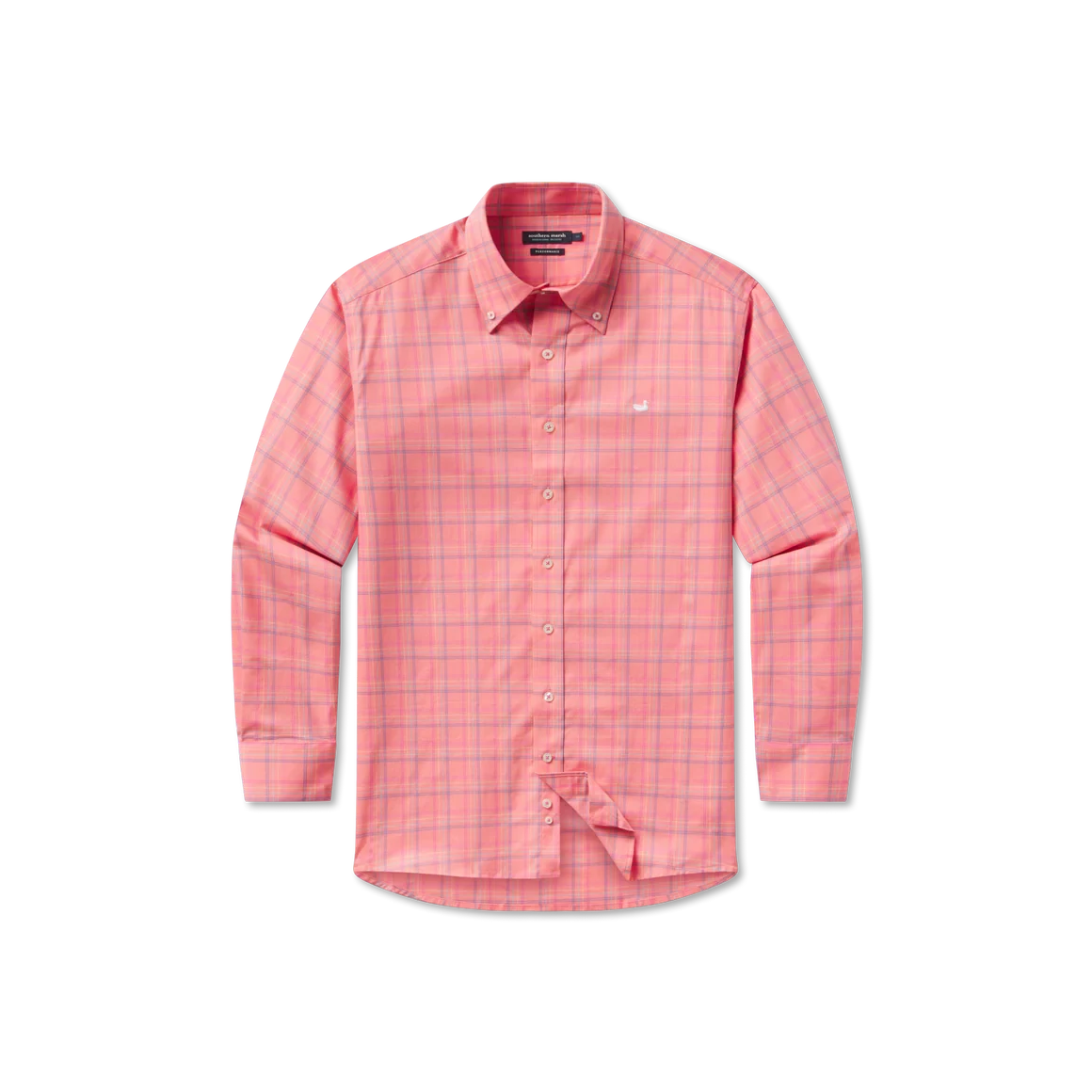 SOUTHERN MARSH COLLECTION Men's Sport Shirt Southern Marsh Chatham Lines Performance Dress Shirt